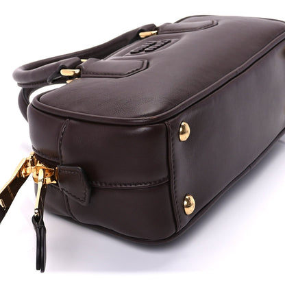 Miu Miu Calfskin Regular Arcadie Top Handle Bag Briarwood 7 of 8