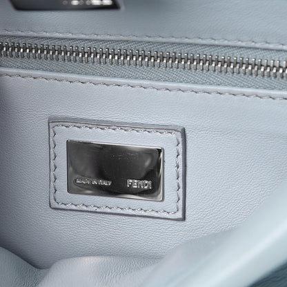 Fendi Nappa Mini Peekaboo Iconic Satchel Light Blue 7 of 12