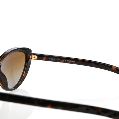 Chanel Cat Eye Chain Sunglasses 6039 Tortoise 6 of 7