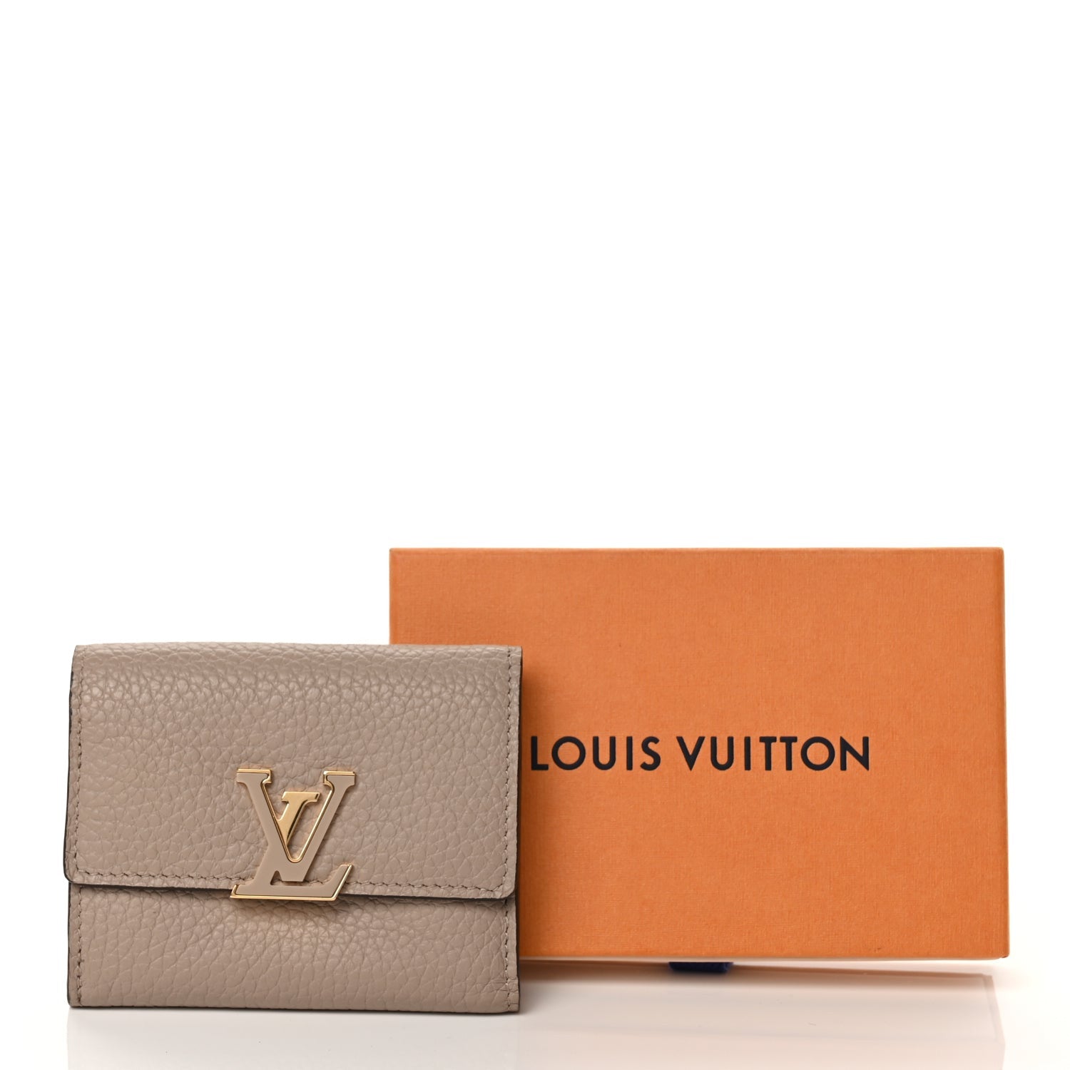 Louis Vuitton Taurillon Capucines XS Wallet Galet 8 of 8