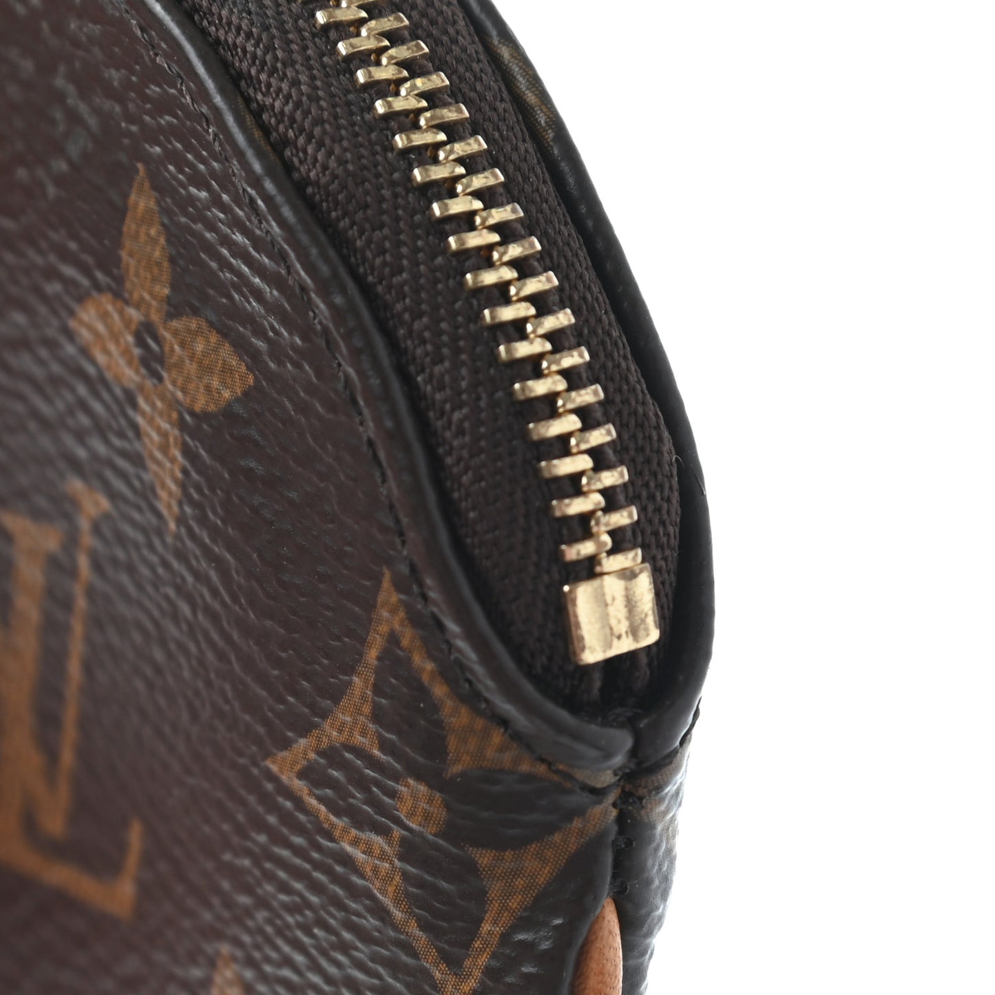 Monogram Round Coin Purse