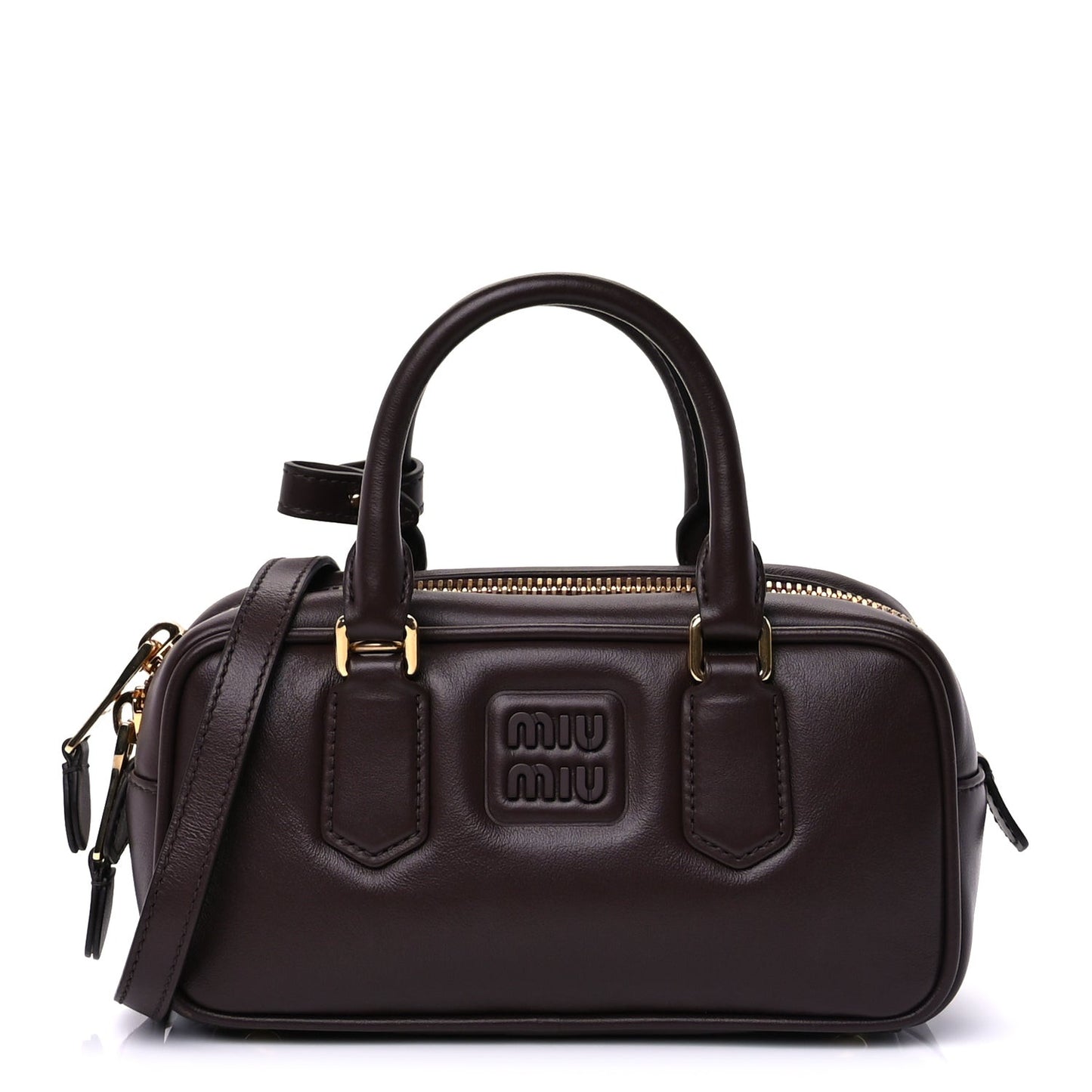 Calfskin Regular Arcadie Top Handle Bag Briarwood