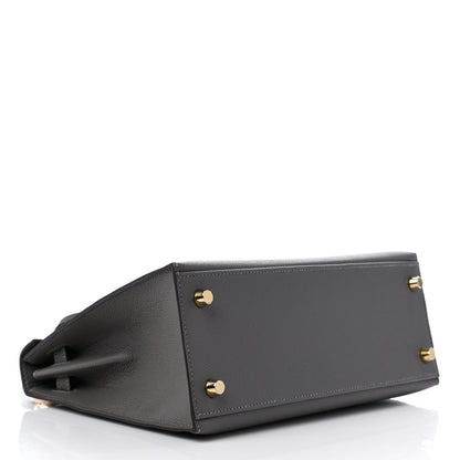 Hermes Epsom Kelly Sellier 25 Gris Meyer 4 of 10
