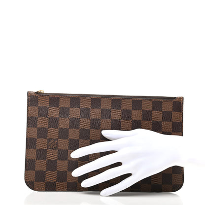 Louis Vuitton Damier Ebene Neverfull MM GM Pochette 2 of 6