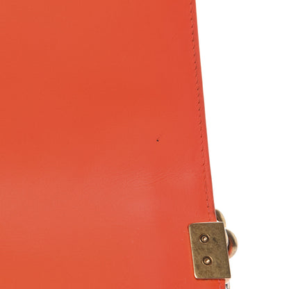 Chanel Patent Quilted Medium Boy Flap Orange 10 of 16