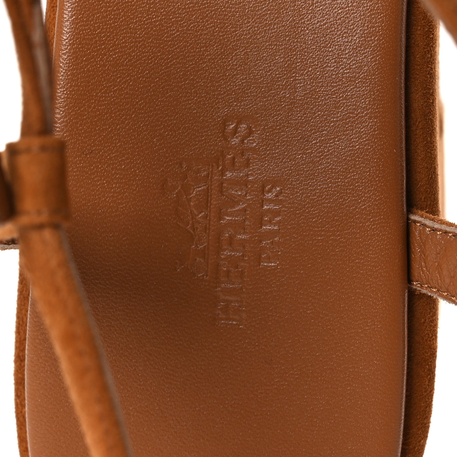 Hermes Suede Goatskin Jam 30 Sandals 40 Naturel 9 of 12