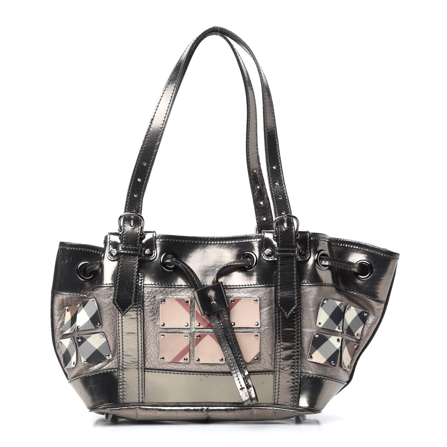 Burberry Prorsum Super Nova Warrior Studded Hobo Metallic 1 of 16