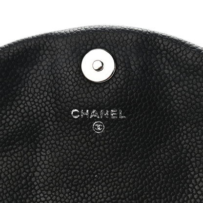 Chanel Caviar Half Moon Wallet On Chain WOC Black 6 of 12