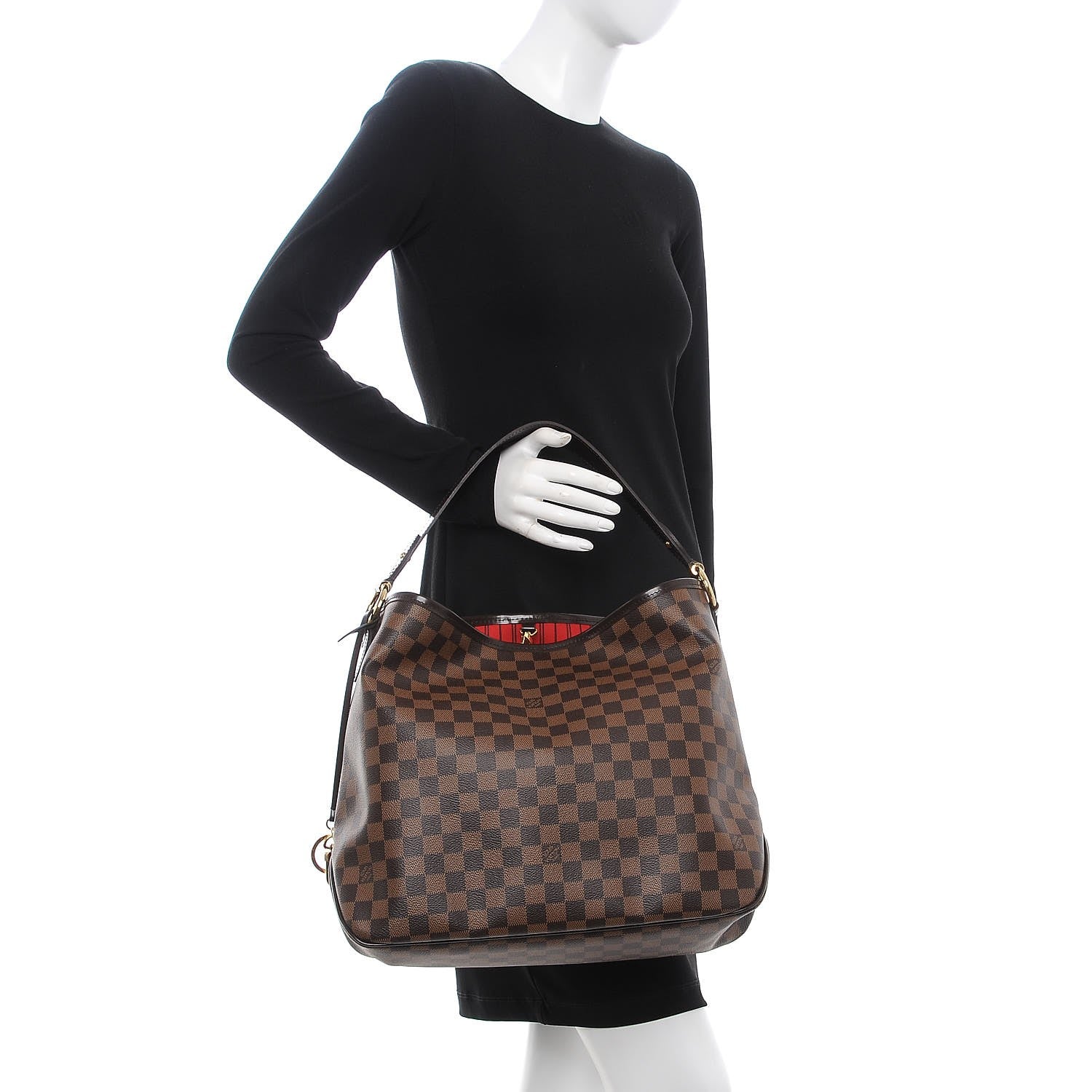 Louis Vuitton Damier Ebene Delightful MM 2 of 8