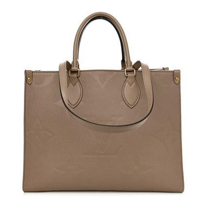 Louis Vuitton Empreinte Monogram Giant Onthego MM Tourterelle 1 of 8