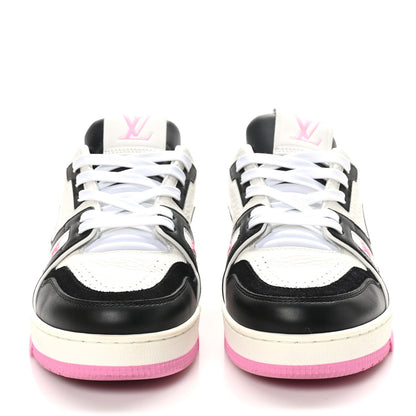 Louis Vuitton Calfskin LV Trainer Maxi Sneakers Black Pink 3 of 7
