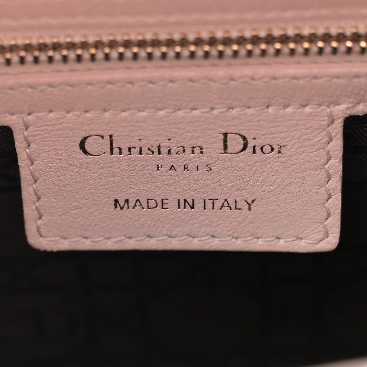 Christian Dior Lambskin Cannage Medium Lady Dior Light Pink 6 of 7
