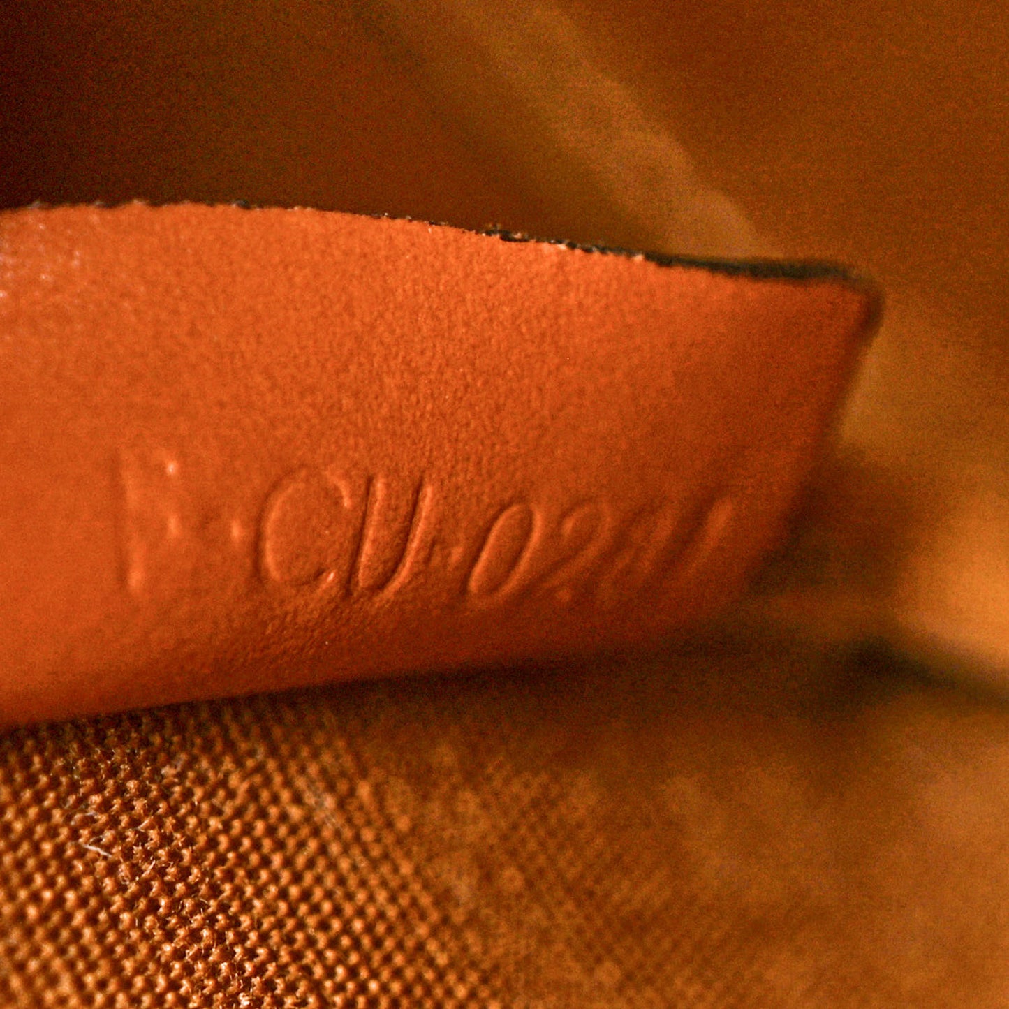 Triomphe Canvas Calfskin Small Bucket Bag Tan