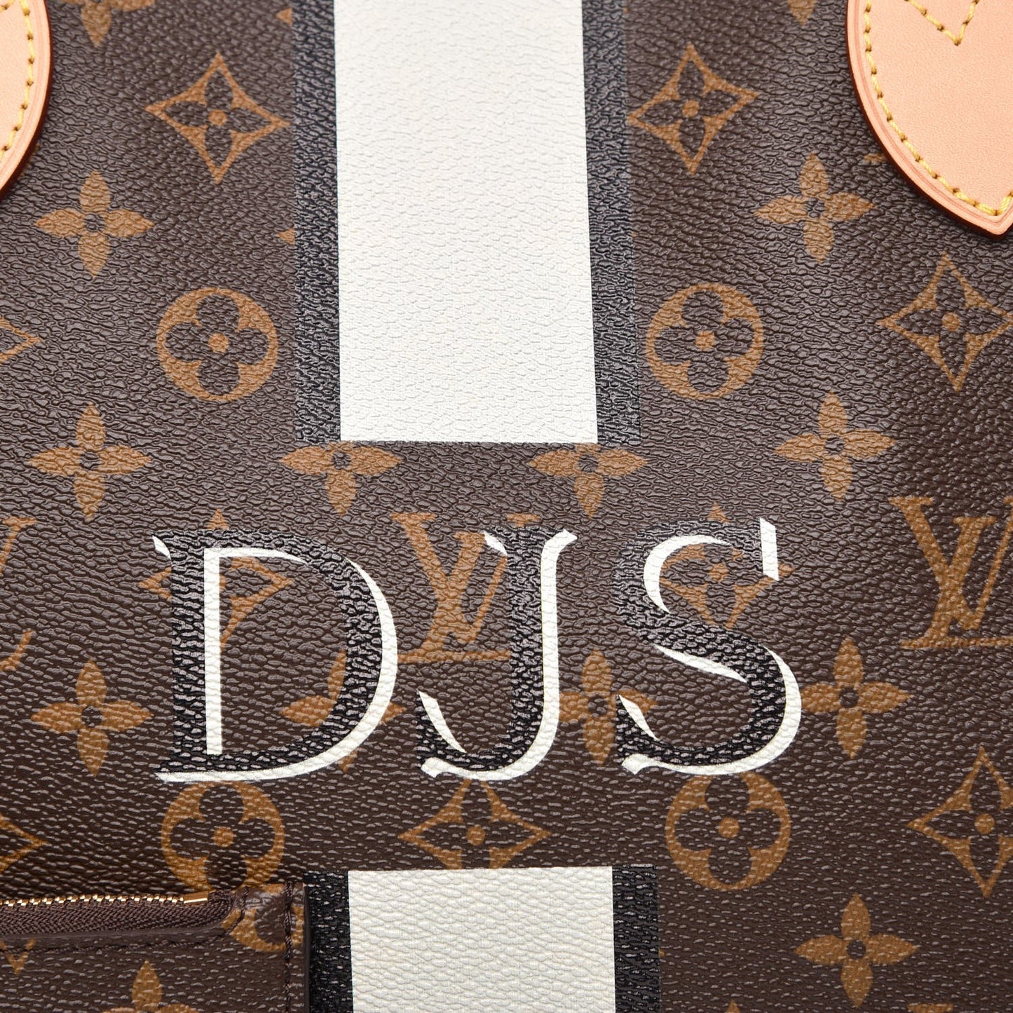 Monogram My LV Heritage Neverfull GM White Black