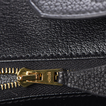 Hermes Togo Birkin 25 Black 22 of 37