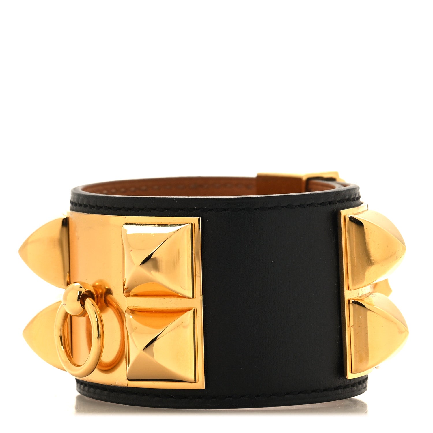 Hermes Box Collier de Chien CDC Bracelet S Black 1 of 6