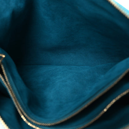 Louis Vuitton Lambskin Embossed Monogram Coussin PM Turquoise 7 of 7