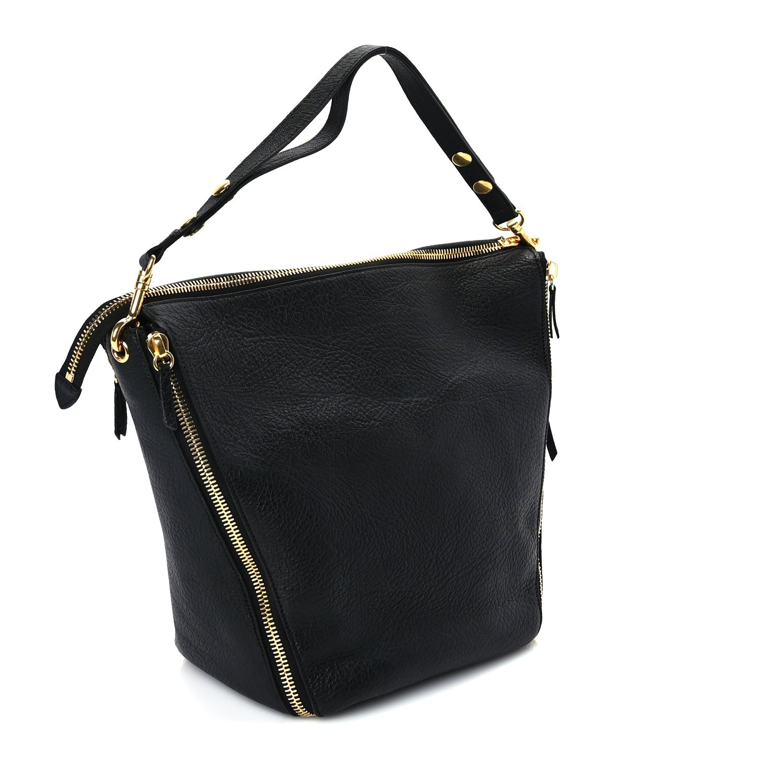 Mulberry Textured Goatskin Camden Black 2 of 8