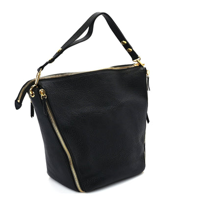 Mulberry Textured Goatskin Camden Black 2 of 8