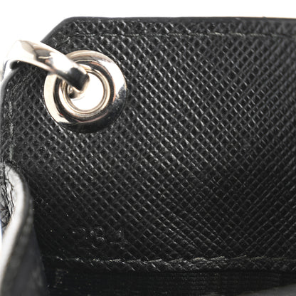 Prada Saffiano Racing Logo Patch Mini Bag Black 7 of 17