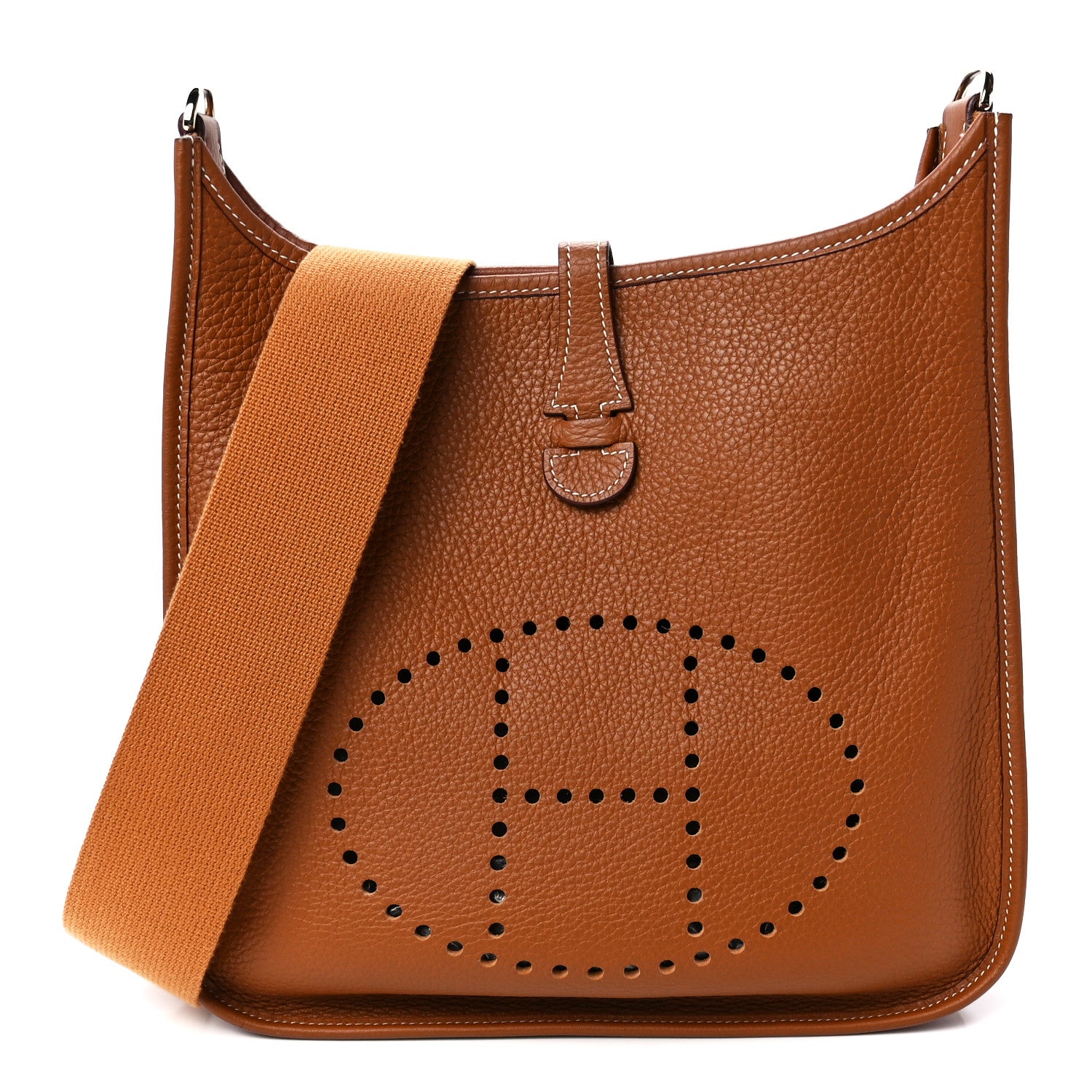 Hermes Taurillon Clemence Evelyne PM Gold 1 of 10