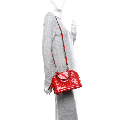 Louis Vuitton Vernis Alma BB Pomme D'Amour 2 of 12