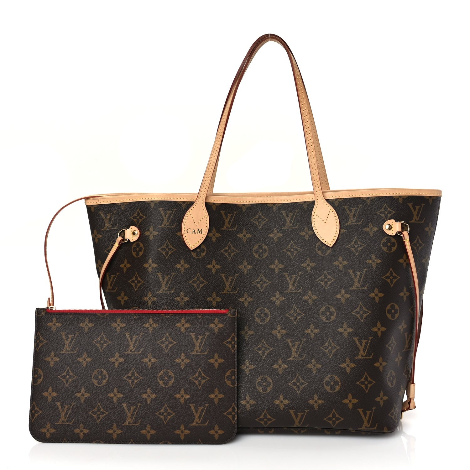 Louis Vuitton Monogram Neo Neverfull MM Cherry 2 of 9