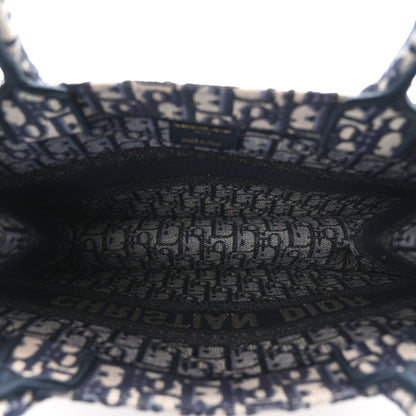 Christian Dior Oblique Medium Book Tote Blue Multicolor 5 of 7