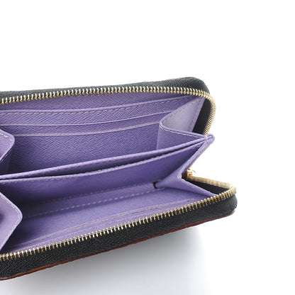 Louis Vuitton Monogram Multicolor Zippy Coin Purse Black Violet 5 of 8