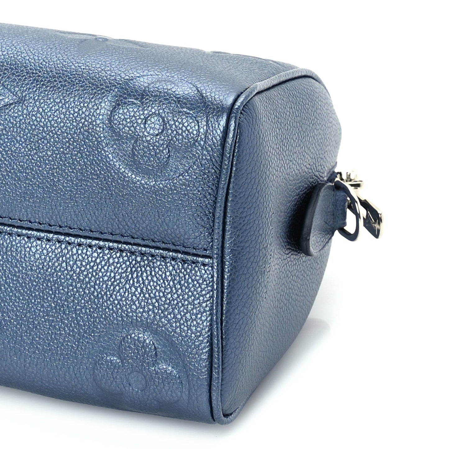 Metallic Empreinte Monogram Giant Speedy Bandouliere 20 Navy Nacre