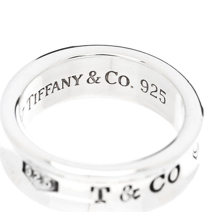 Tiffany Sterling Silver 1837 Band Ring 54 7 5 of 5