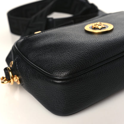 Versace Grained Calfskin Medusa Belt Bag Black 6 of 7