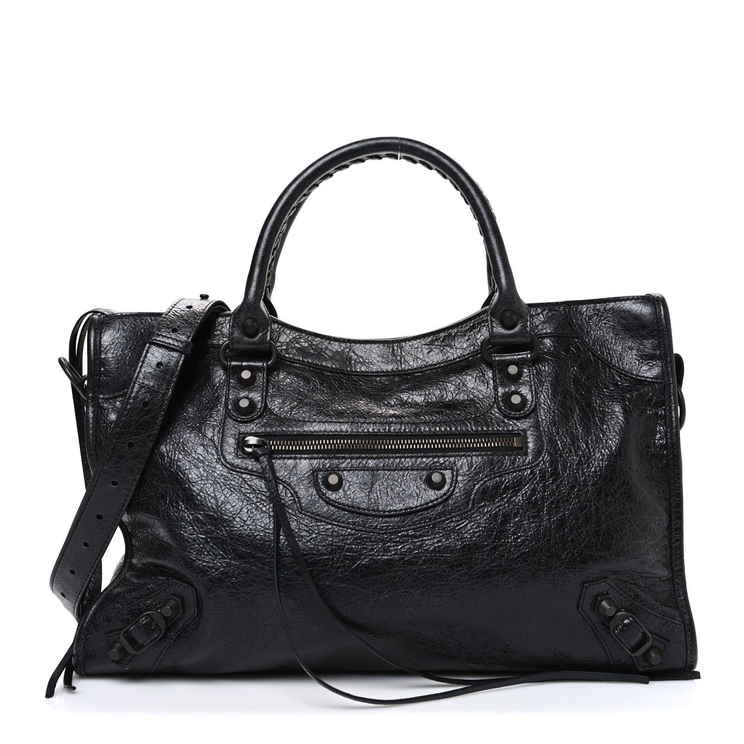 Balenciaga Agneau Arena Classic Hardware Medium Le City Black 1 of 10