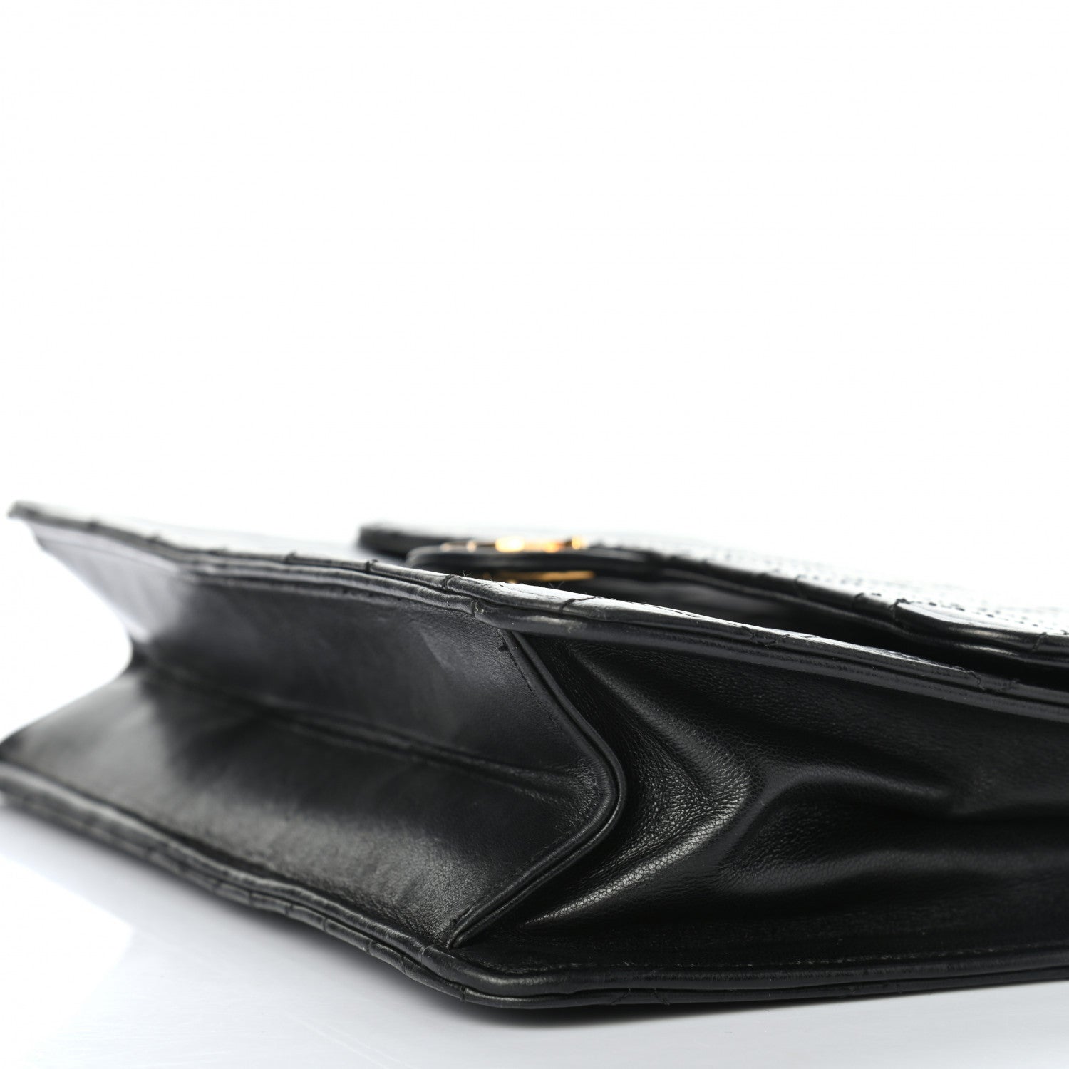 Chanel Lambskin Quilted Medium Single Flap Black 7 of 12