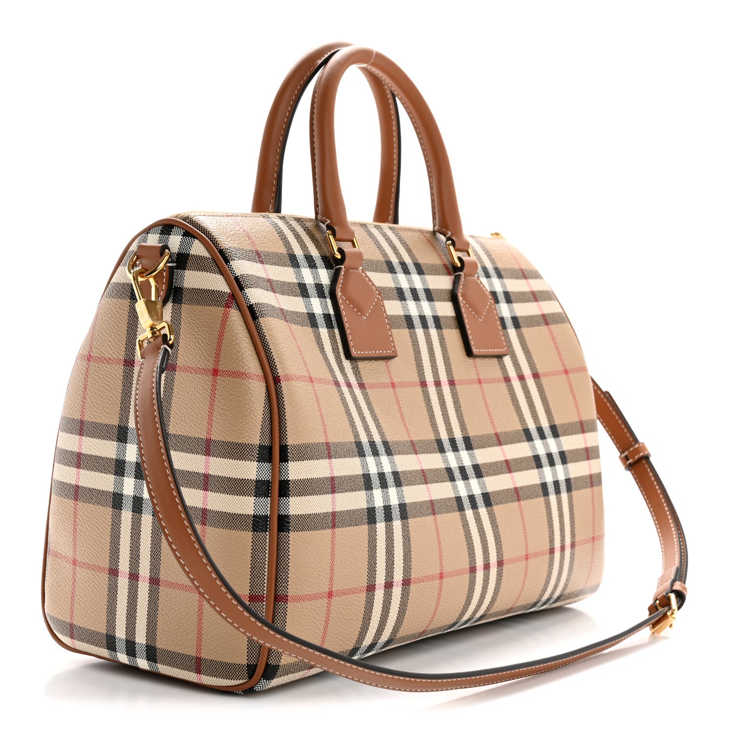 Horseferry Check Medium Bowling Bag Tan