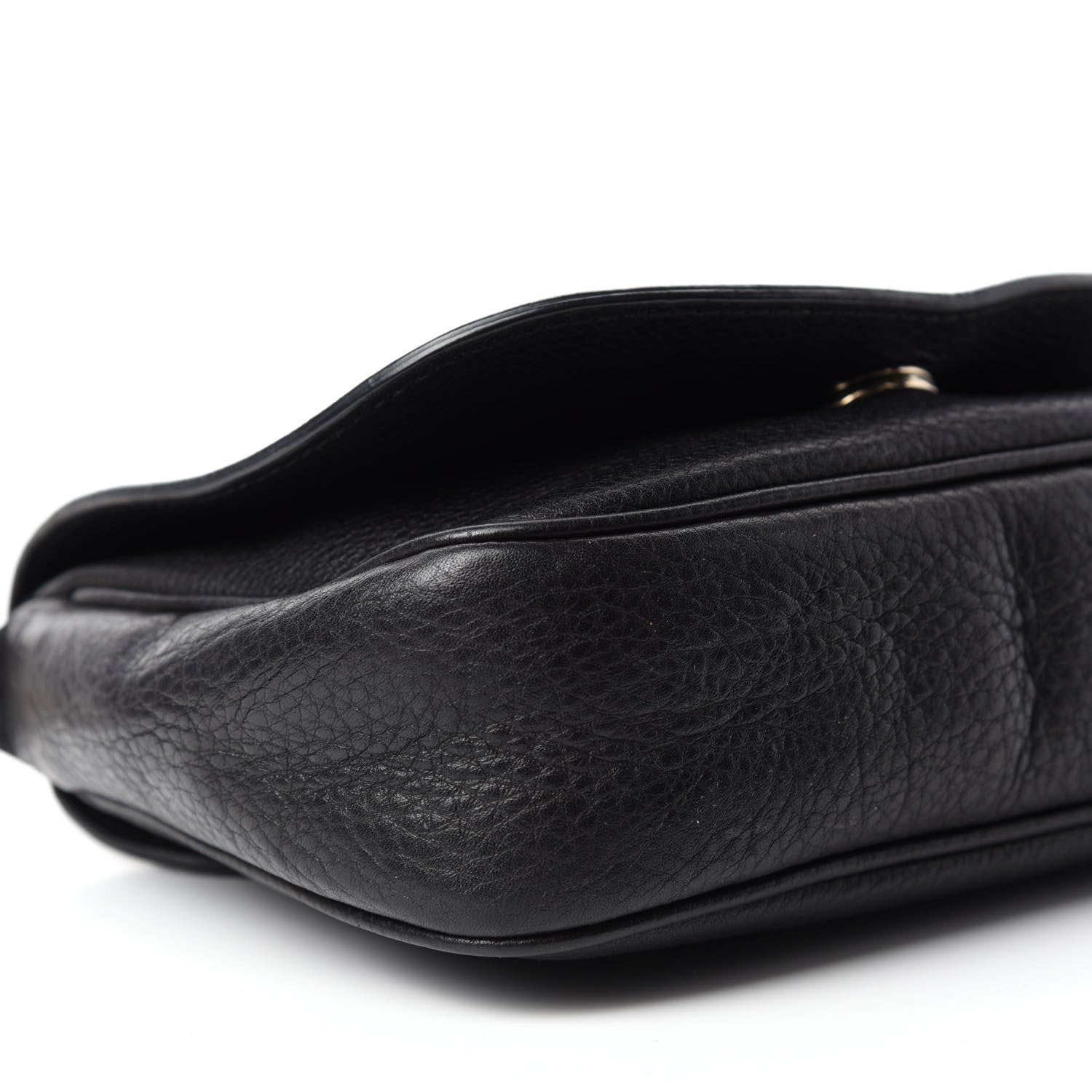 Gucci Pebbled Calfskin Small Soho Flap Crossbody Black 6 of 13