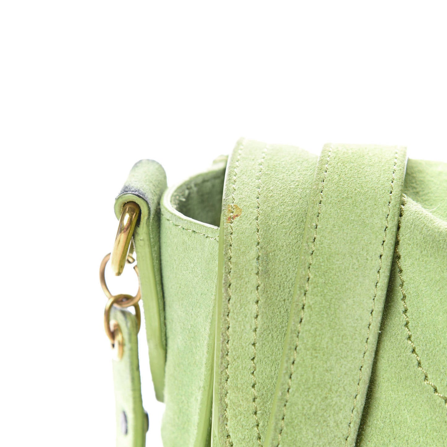 Suede Medium PS1 Satchel Grass