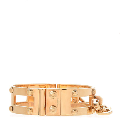 Louis Vuitton Lock Me Frame Cuff Gold 3 of 6