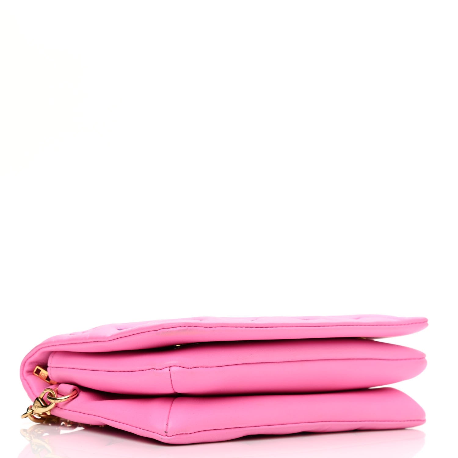 Louis Vuitton Lambskin Embossed Monogram Vuittamins Pochette Coussin Rose Violet 4 of 10
