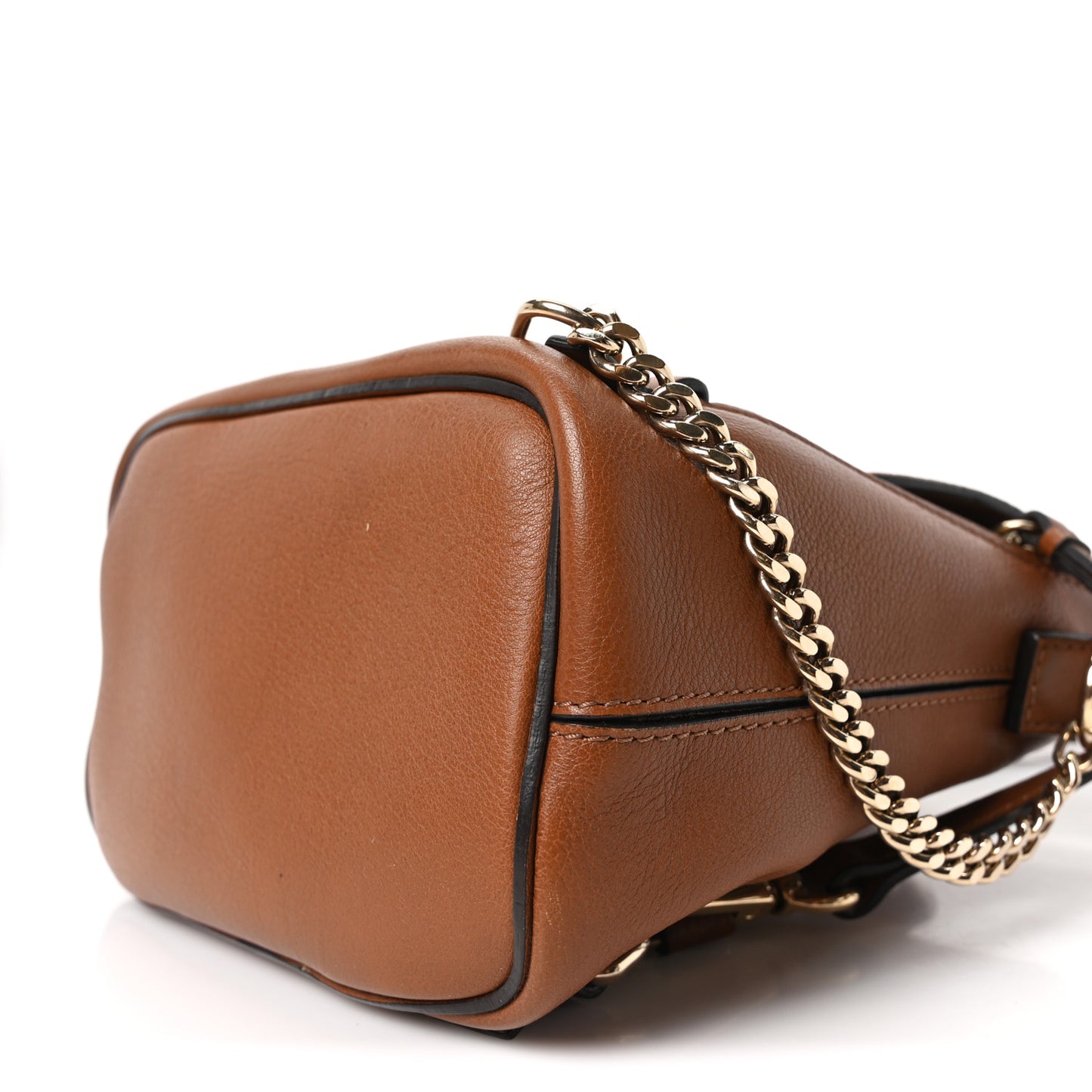 Suede Calfskin Mini Faye Backpack Tan