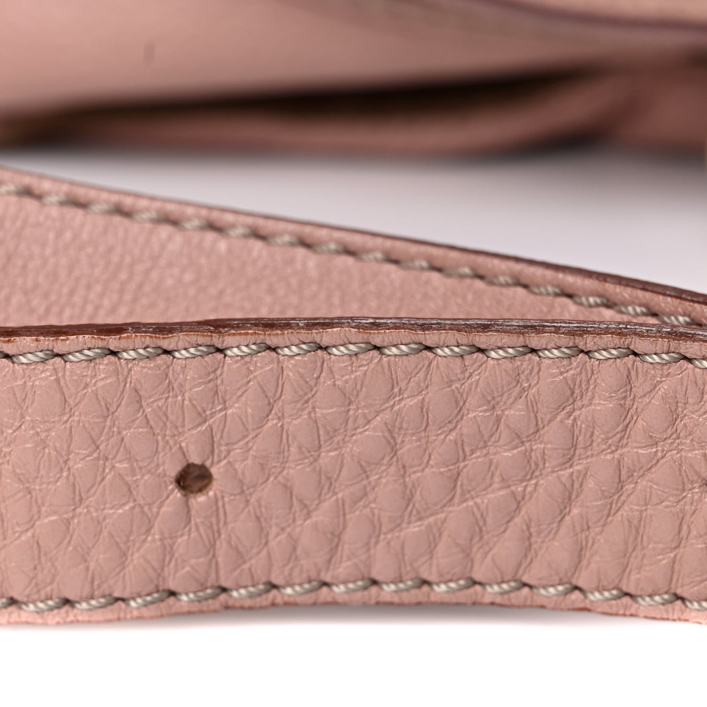 Calfskin Medium Marcie Round Zip Crossbody Blush Nude
