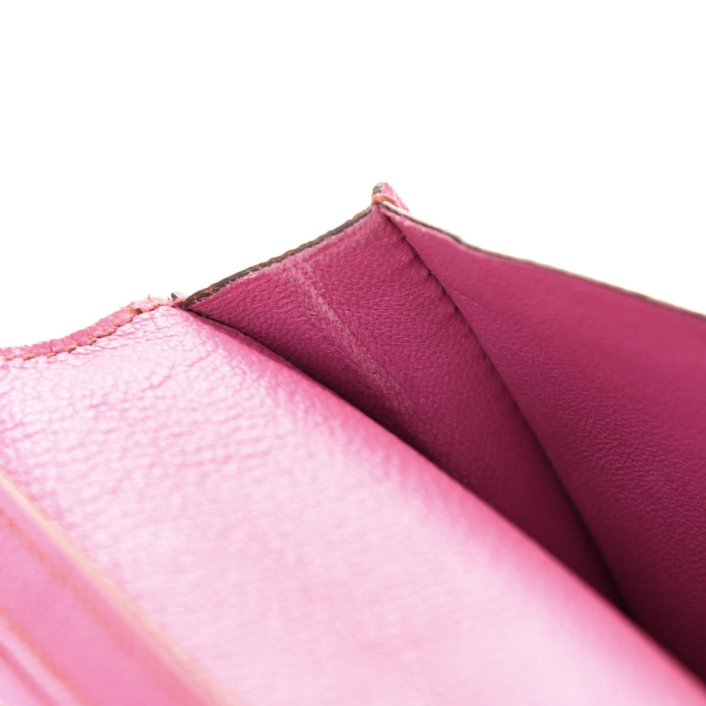 Ostrich Bearn Wallet Fuchsia