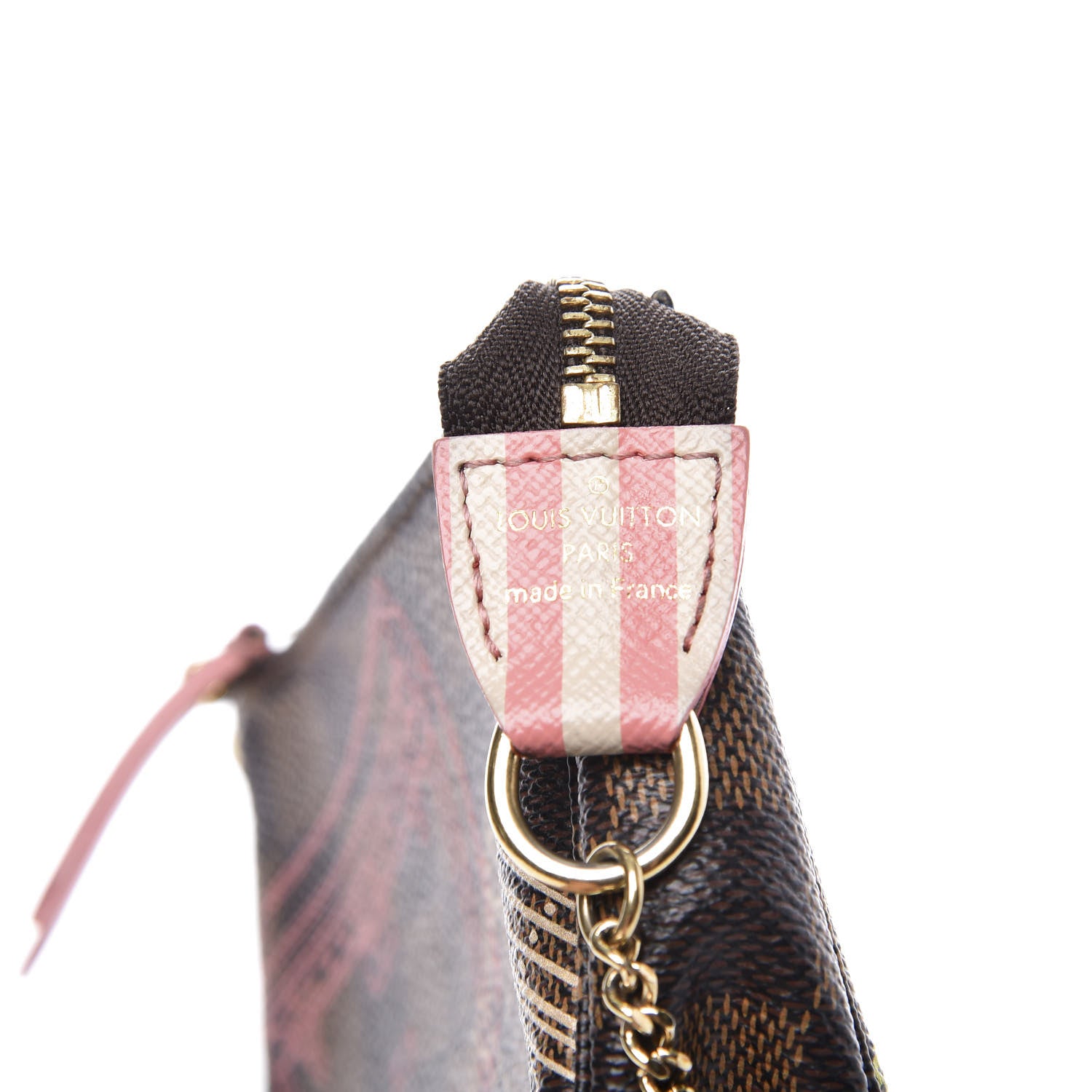 Louis Vuitton Damier Ebene 2014 Christmas Animation Mini Pochette Accessories 7 of 10