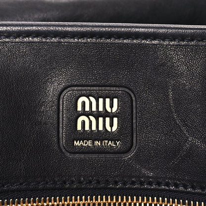 Miu Miu Nappa Medium Aventure Bag  Black 5 of 8