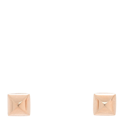 Hermes 18K Rose Gold Clou d'H Stud Earrings 1 of 5