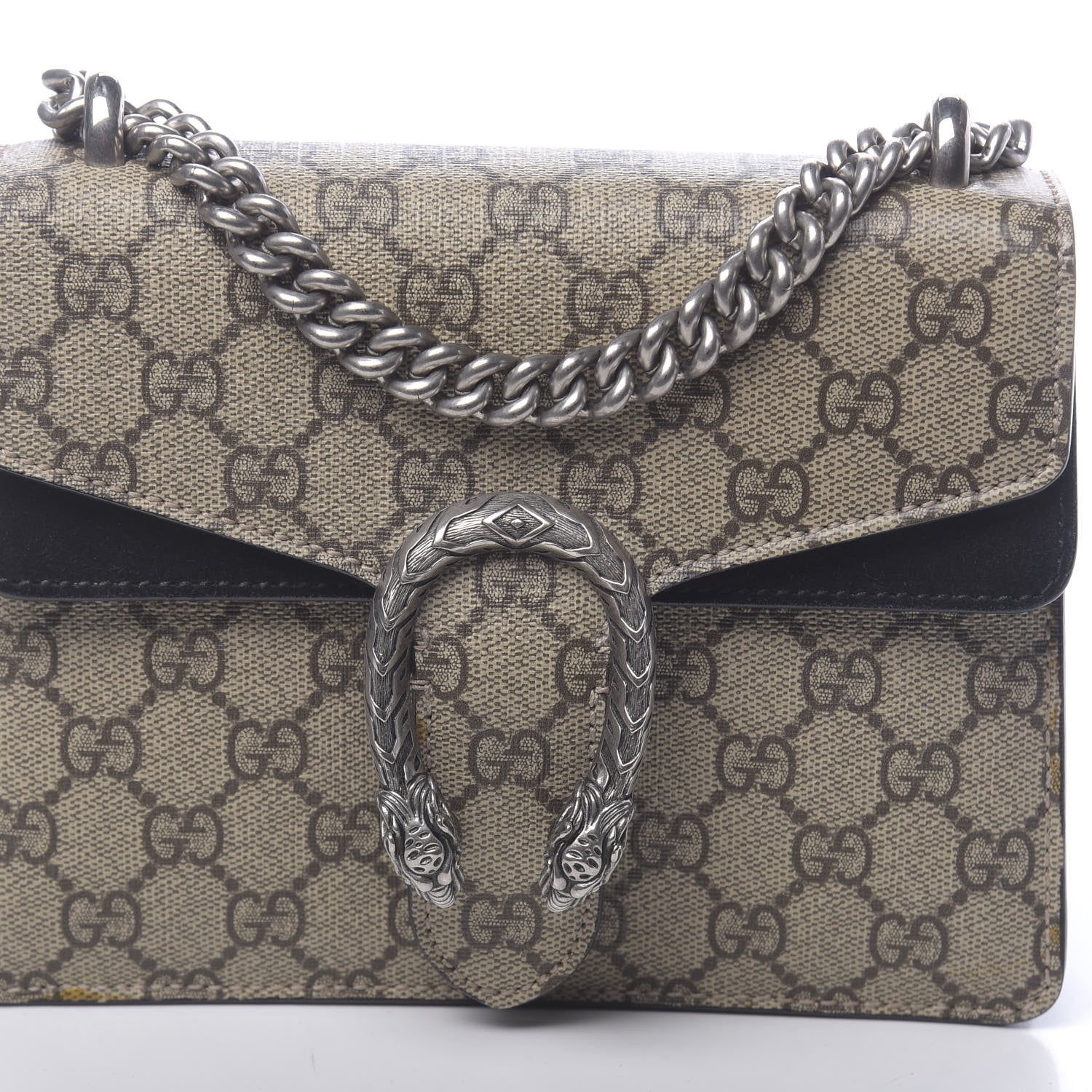 Gucci GG Supreme Monogram Mini Dionysus Shoulder Bag Black 13 of 13