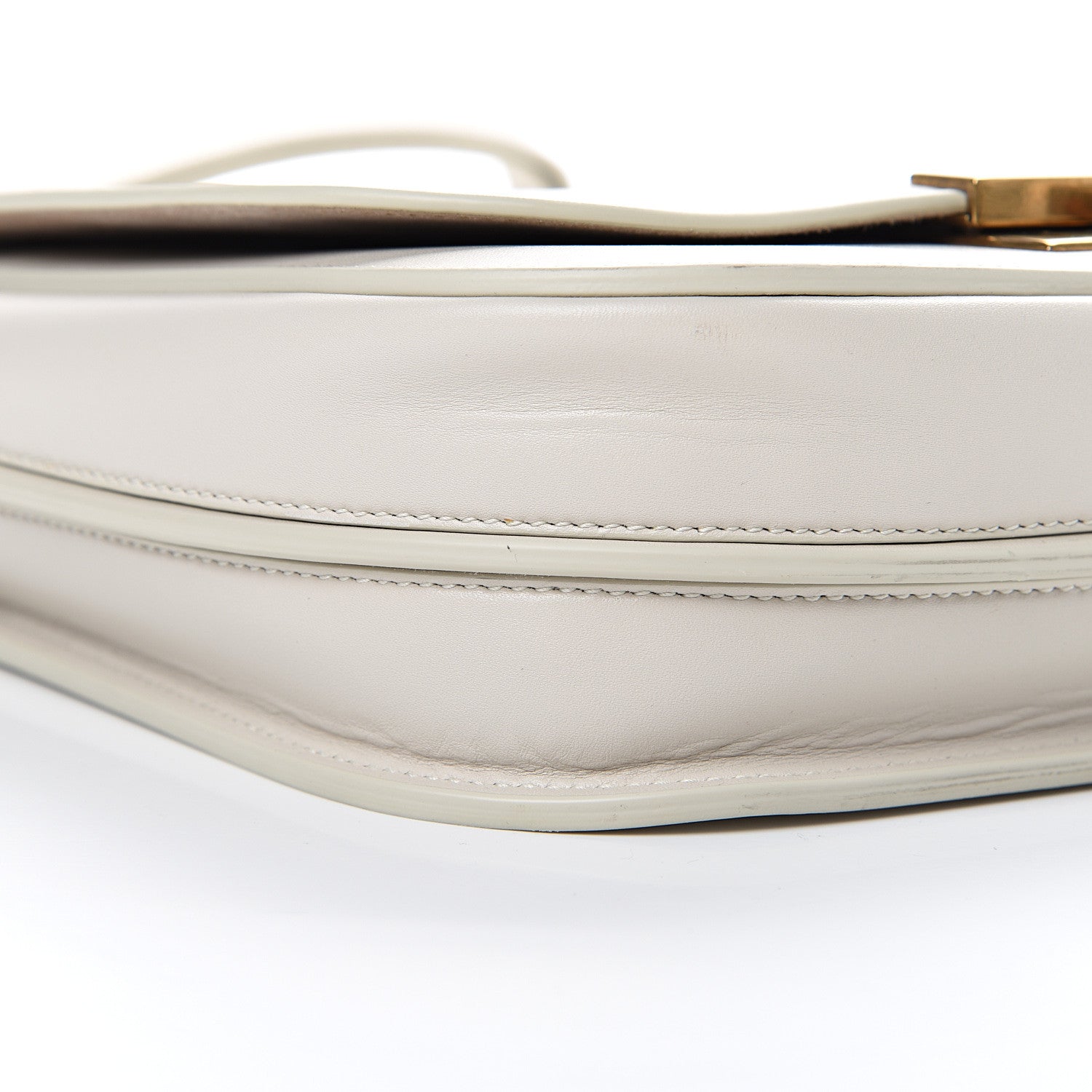Saint Laurent Calfskin Betty Messenger White 8 of 13
