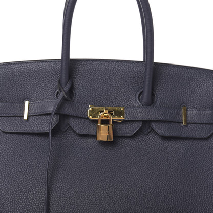 Hermes Togo Birkin 35 Bleu Nuit 29 of 40