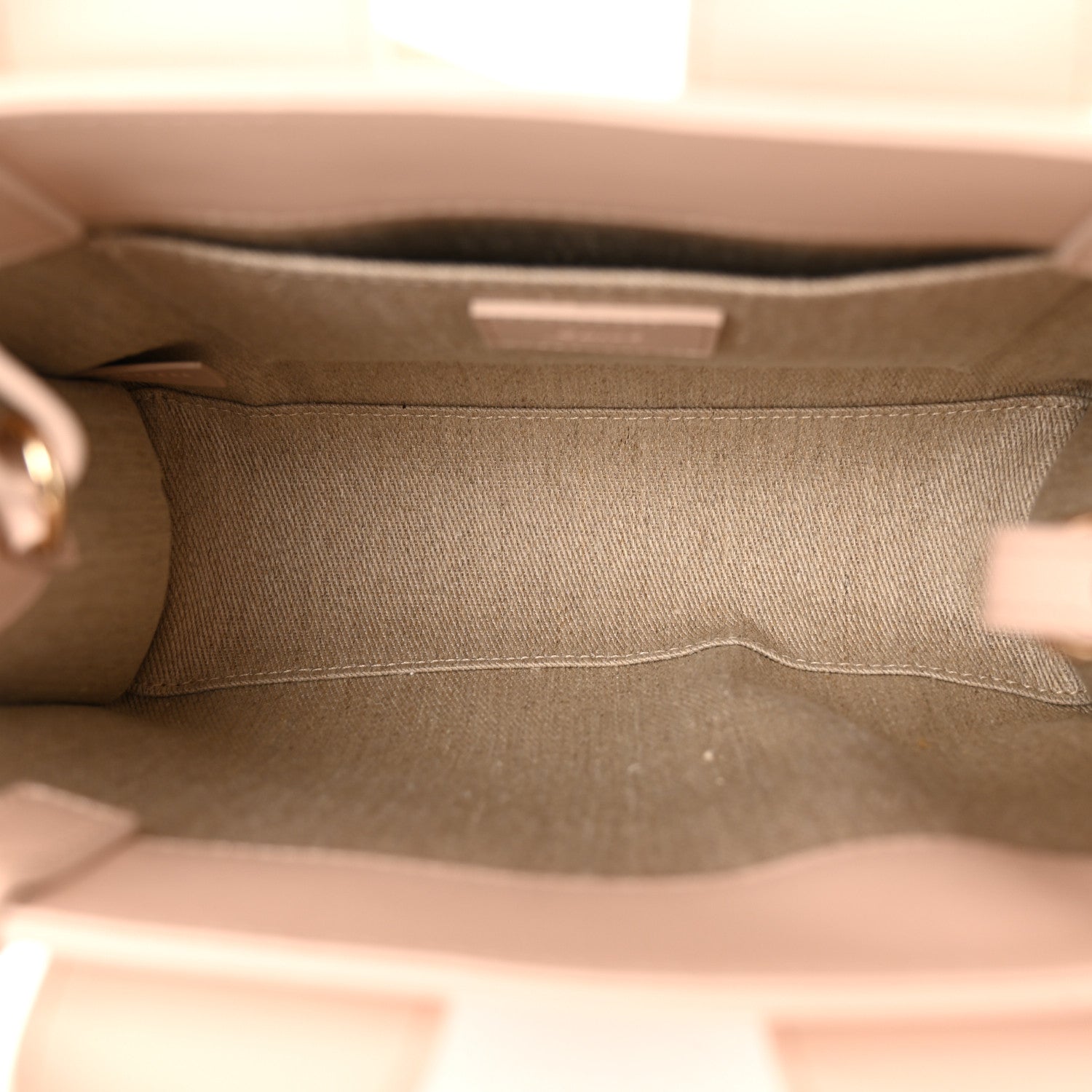 Chloe Calfskin Small Woody Tote Cement Pink 5 of 10