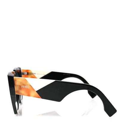 Fendi Facets Square Sunglasses FF 0263/S Black 2 of 7